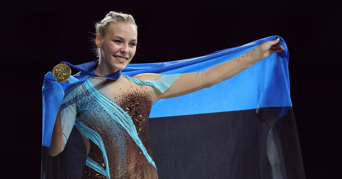 Sheffieldis Euroopa meistriks kroonitud iluuisutaja Niina Petrõkina pakatas enesekindlusest nii jääl vabakava esitades kui ka pärast autasustamist, kuld kaelas 