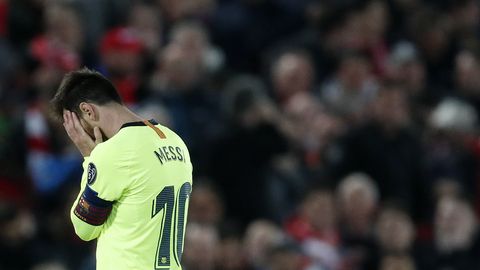 Barcelona kapten Lionel Messi andis lõpuks Meistrite liiga kaotuse eest aru