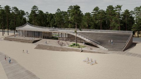Selgus Elva Verevi rannahoone arhitektuurikonkursi võidutöö

 