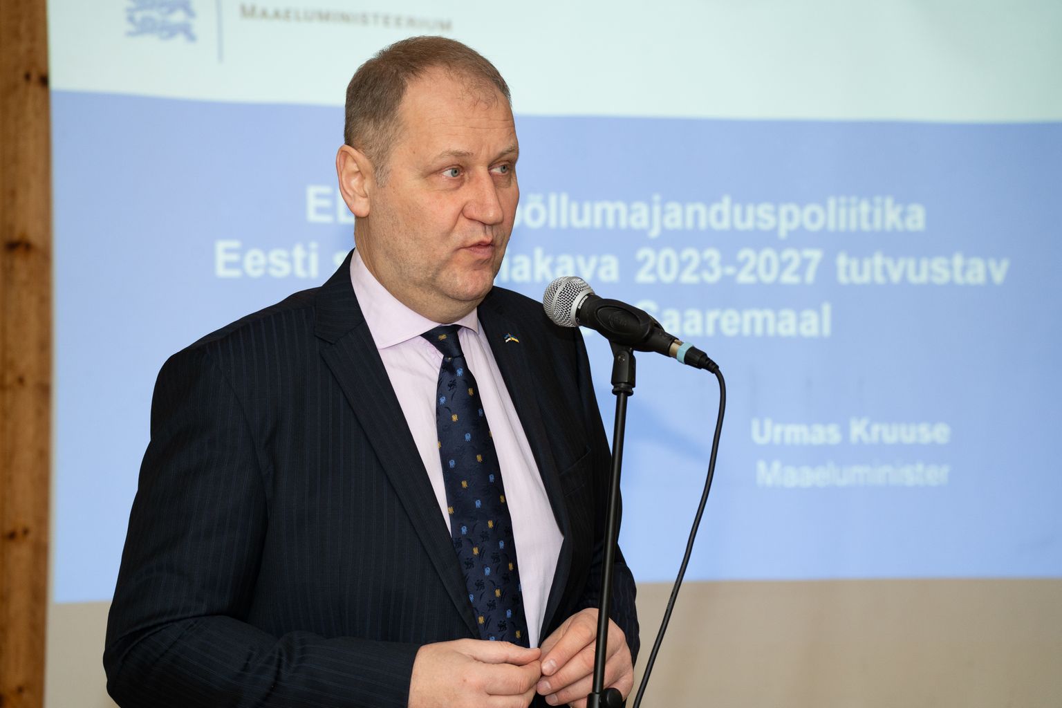 Maaeluminister Urmas Kruuse.