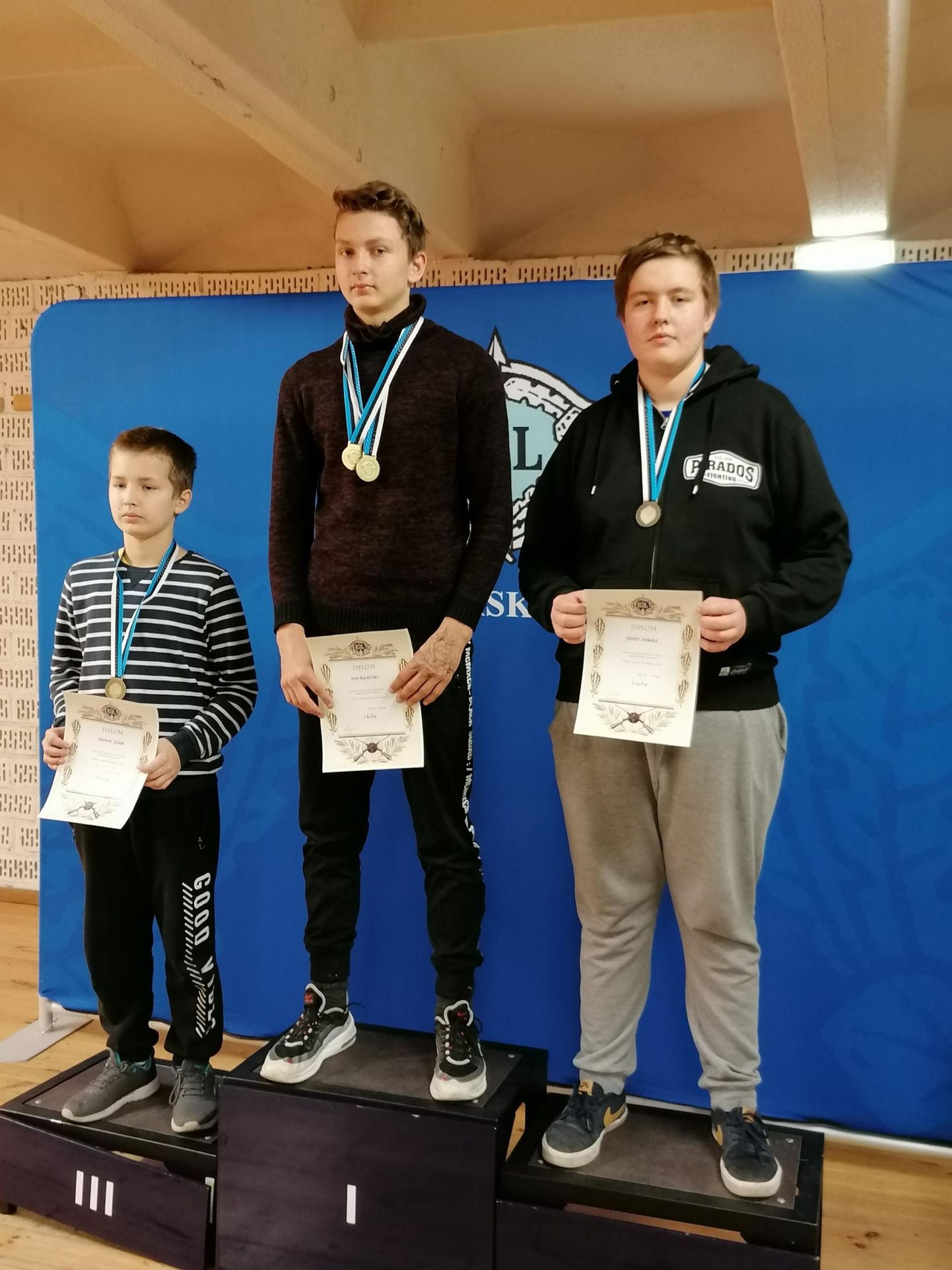 Viljandi spordikooli õpilane Joosep Animägi sai Eesti meistrivõistlustel astuda kahel korral pjedestaali teisele astmele.