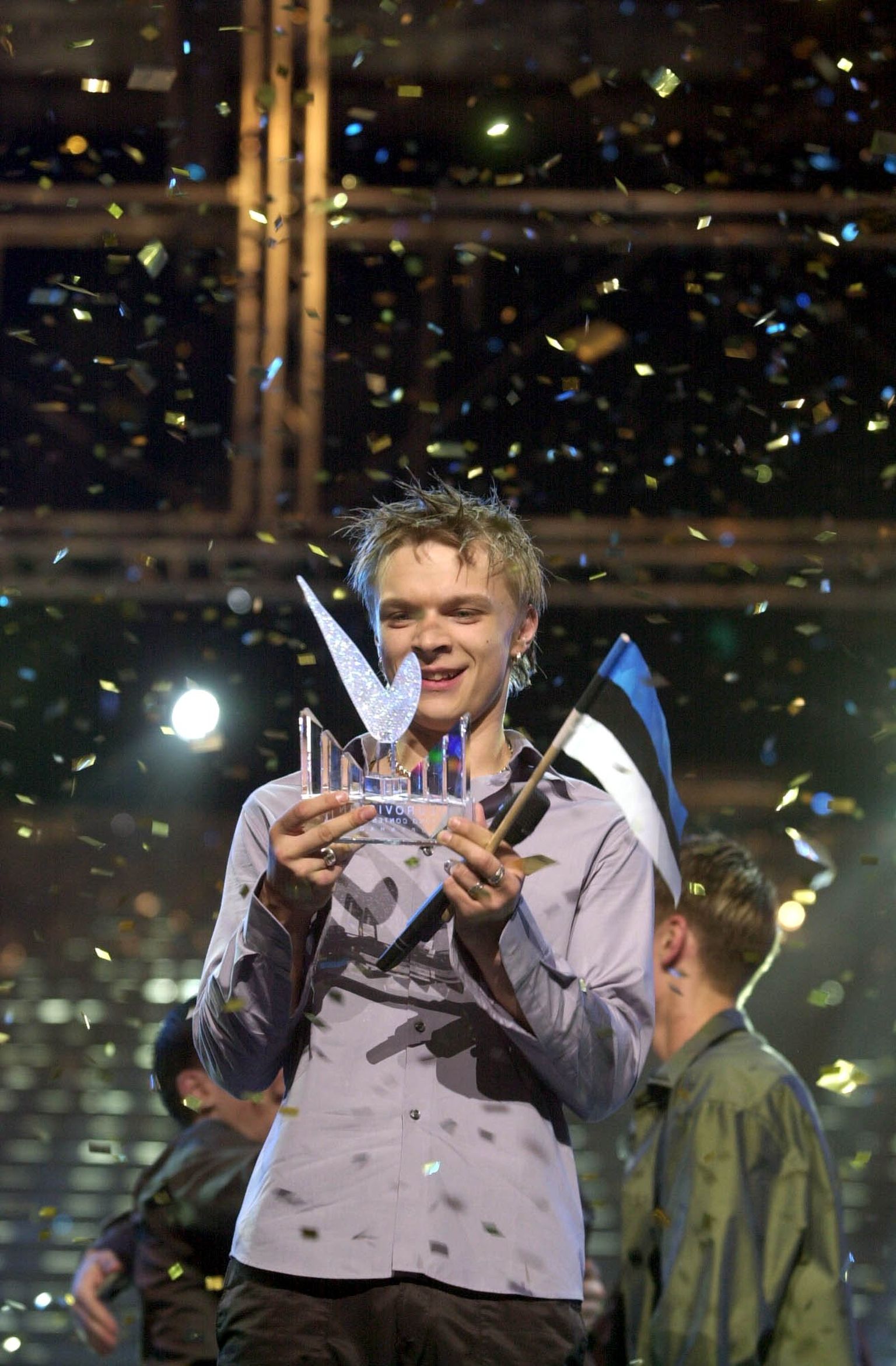 Tanel Padar Koppenhagenis 12. mail 2001