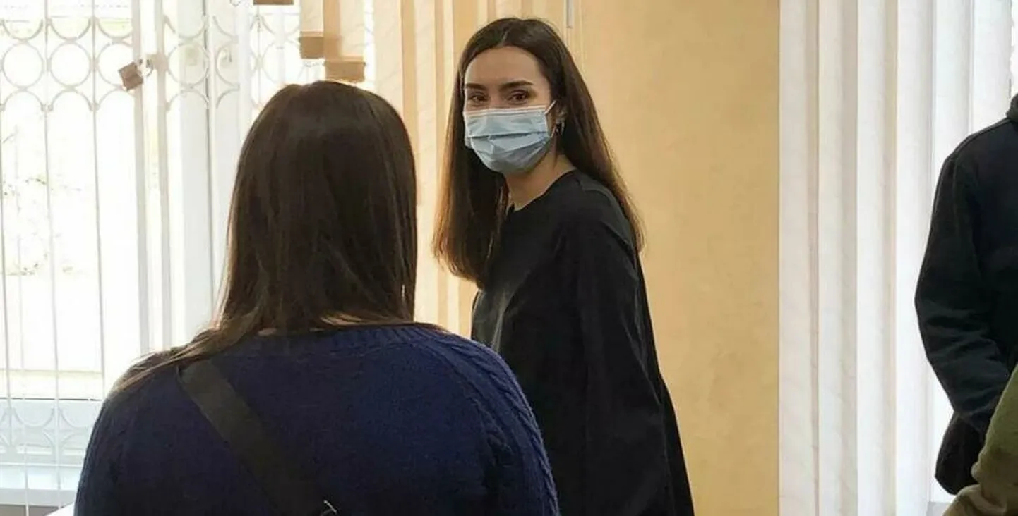 Софья Сапега в зале суда