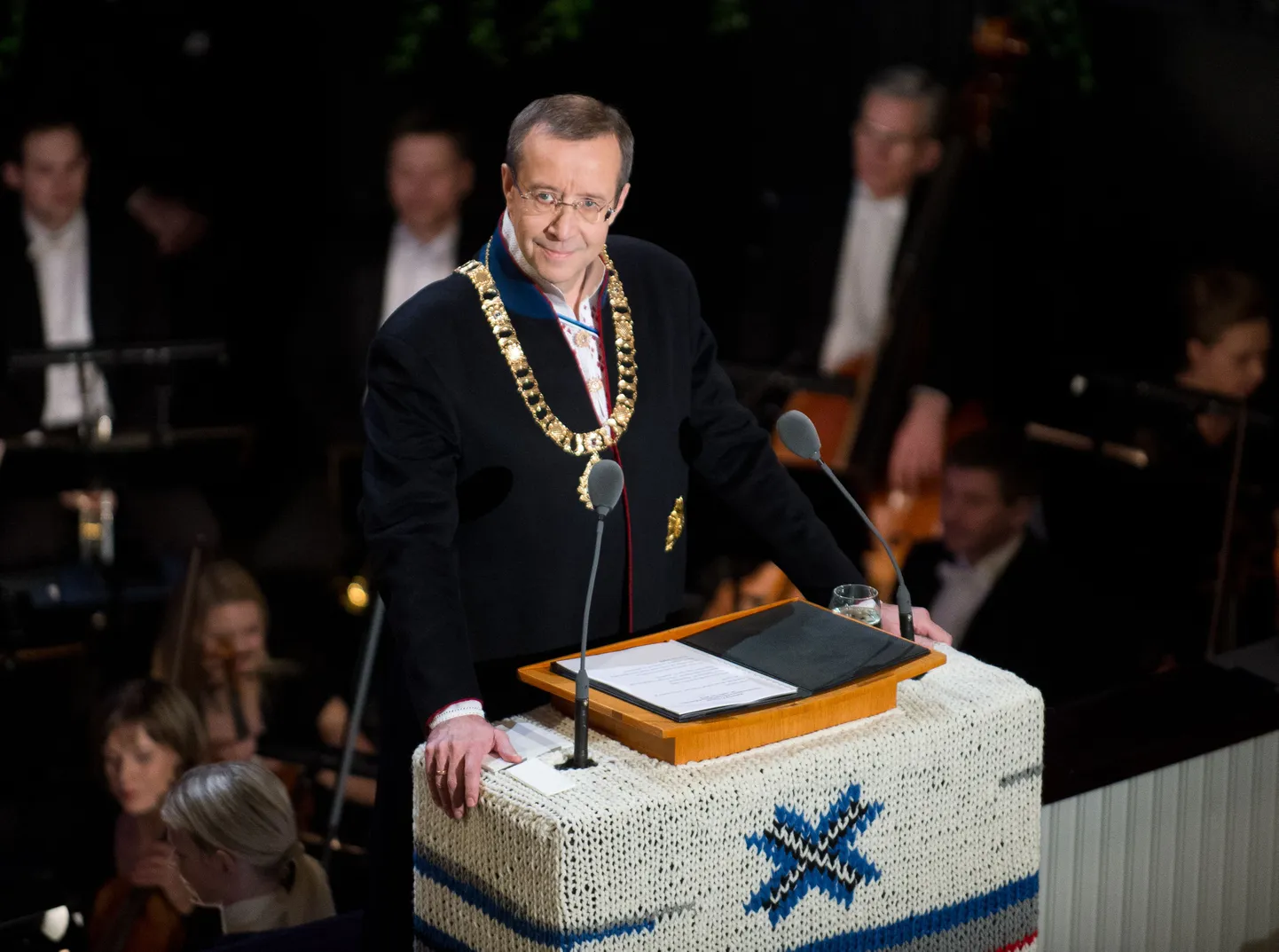 President Toomas Hendrik Ilvese kõne eelmise aasta vabariigi aastapäeva vastuvõtul.