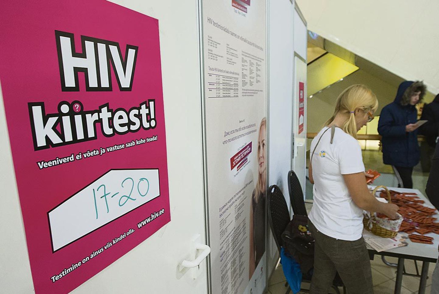 Möödunud reedel Pärnus HIV-kiirtesti tegemas käinud 45 inimesest osutus üks viirusekandjaks.