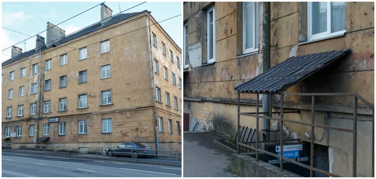 Kehvas seisus maja Endla 17