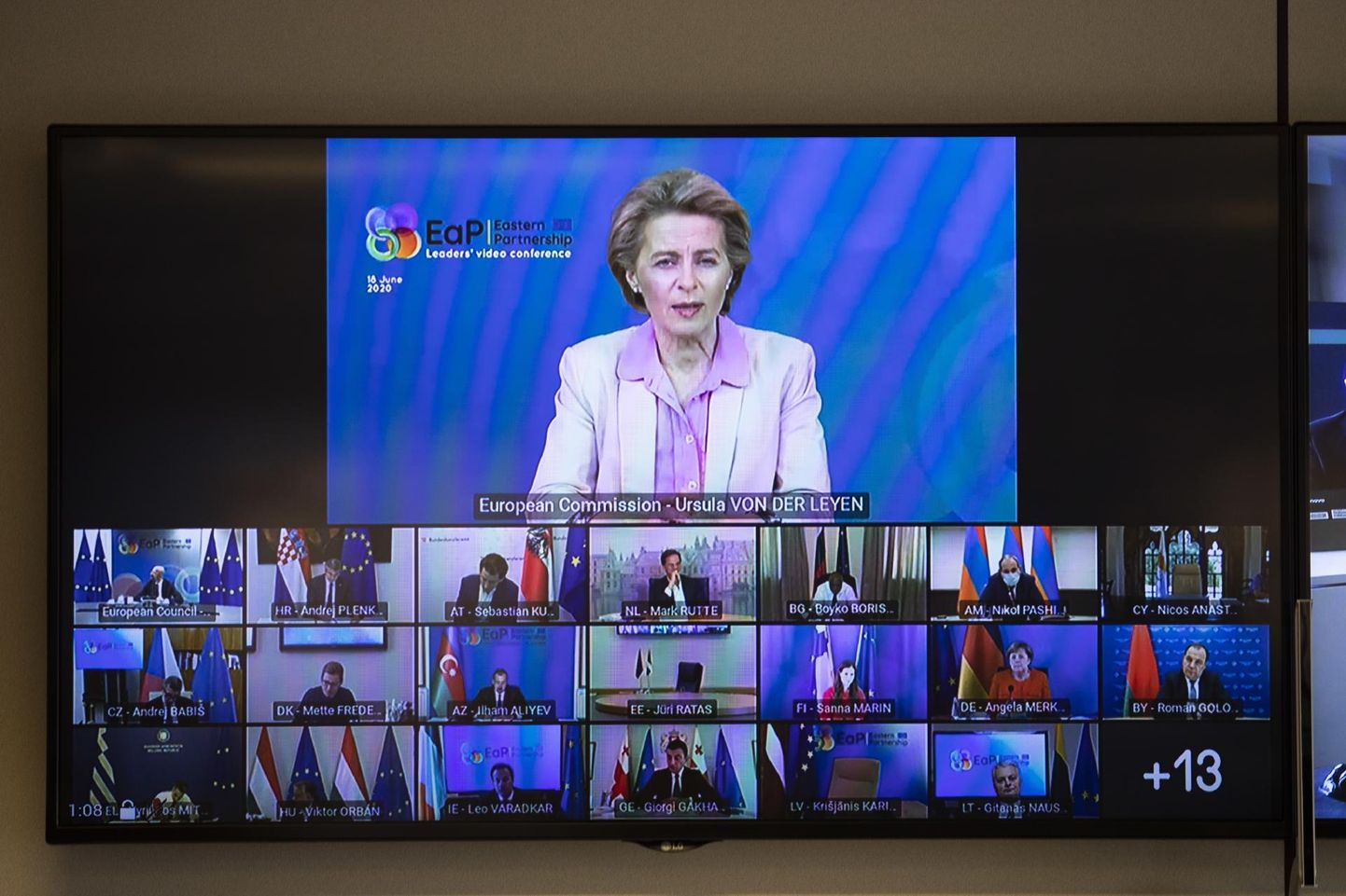 Euroopa Komisjoni president Ursula von der Leyen andis tänavu 18. juunil videokonverentsi käigus idapartnerlusriikidele kinnituse, et hoolimata Euroopa Liidu riike tabanud raskustest ei ole koostöö nendega tagaplaanile jäänud.
