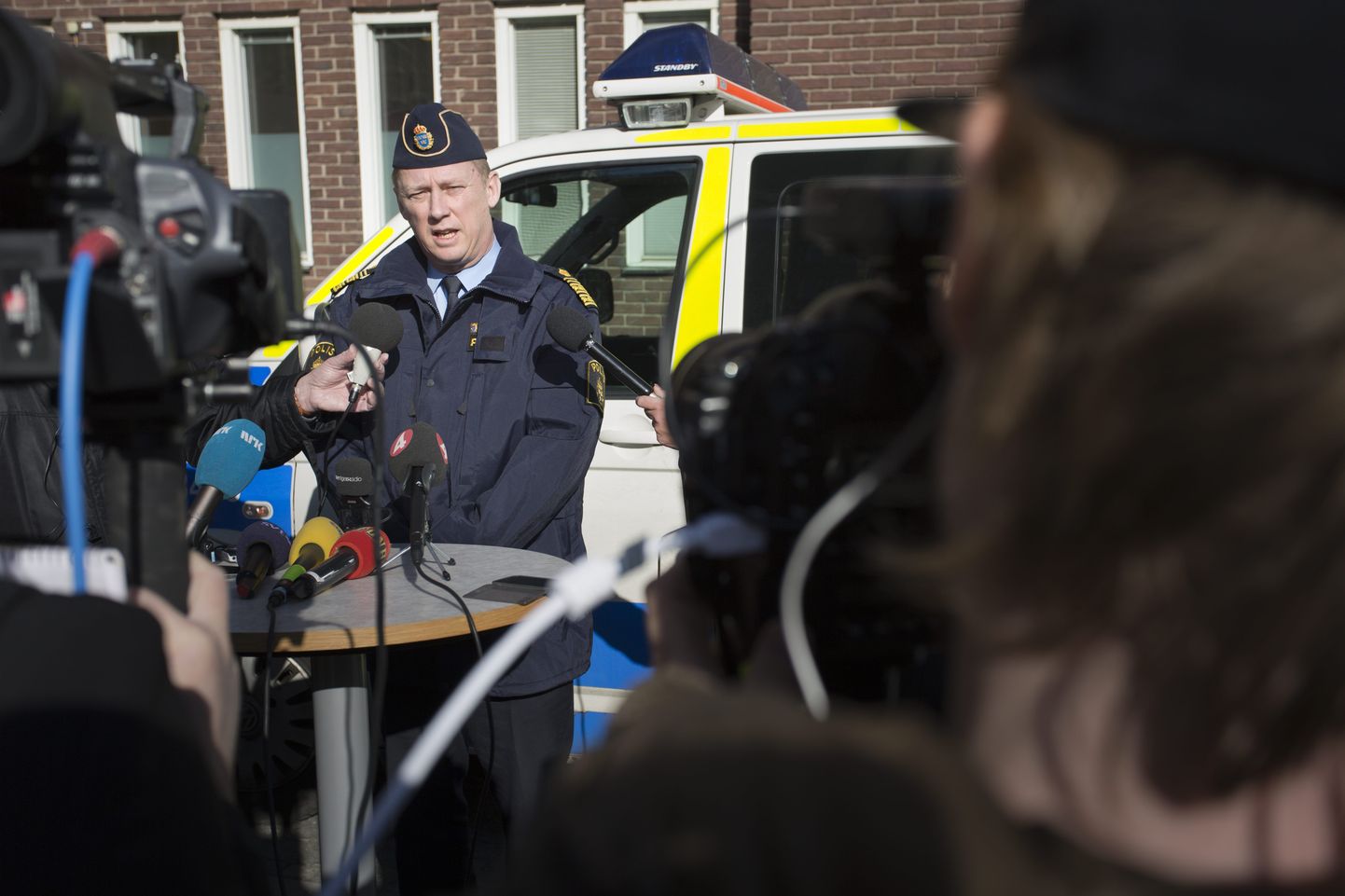 Rootsi kaitsepolitsei juht Klas Friberg 2015. aastal, siis veel Göteborgi politseijuhina. Foto on illustreeriv.