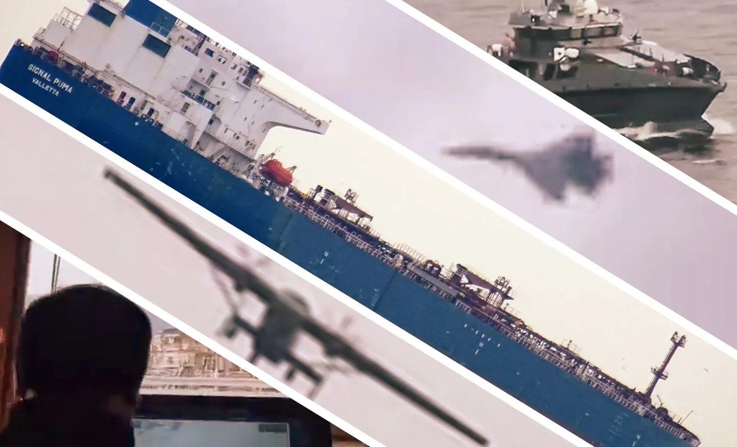 Eesti mereväe ning politsei- ja piirivalveameti tegutsemisest postitati laeva kaptenisillalt video ka venekeelses sotsiaalmeedias. Videos oli valdavalt kuulda vene keelt.