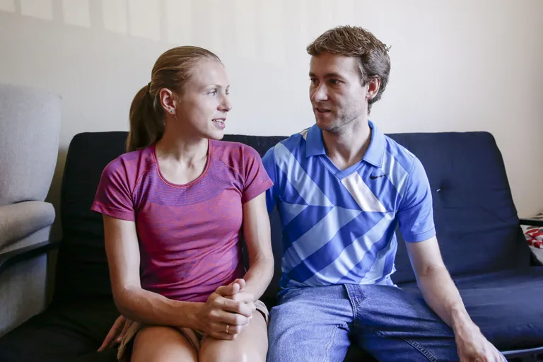 Julia Stepanova ja Vitali Stepanov - kaks, kes avasid suu. FOTO: Scanpix