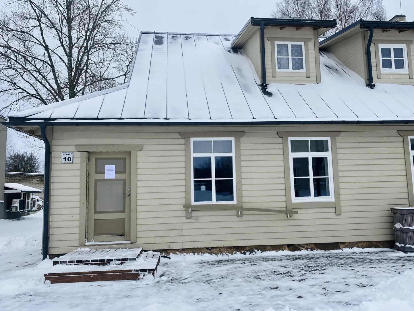Tulevane testimispunkt aadressil Kevade 10, Tõrva.