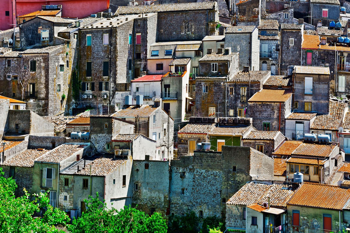 Mussomeli linn Sitsiilias. Pilt on illustratiivne.