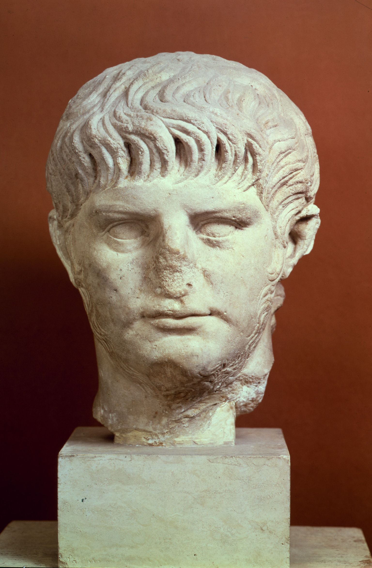 Vana-Rooma keisri Nero büst. Ta valitses 54 - 68 pKr