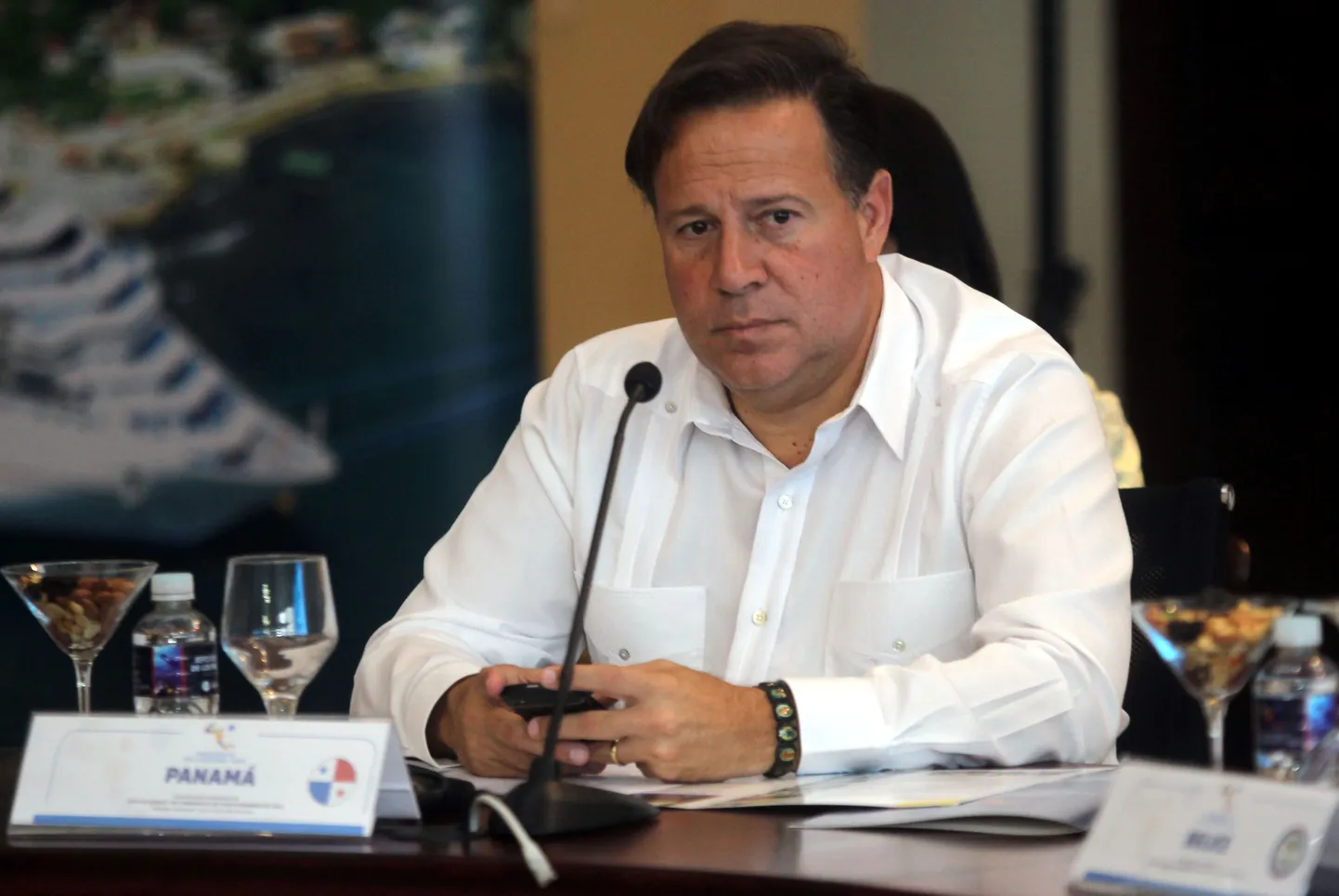 Panama president Juan Carlos Varela