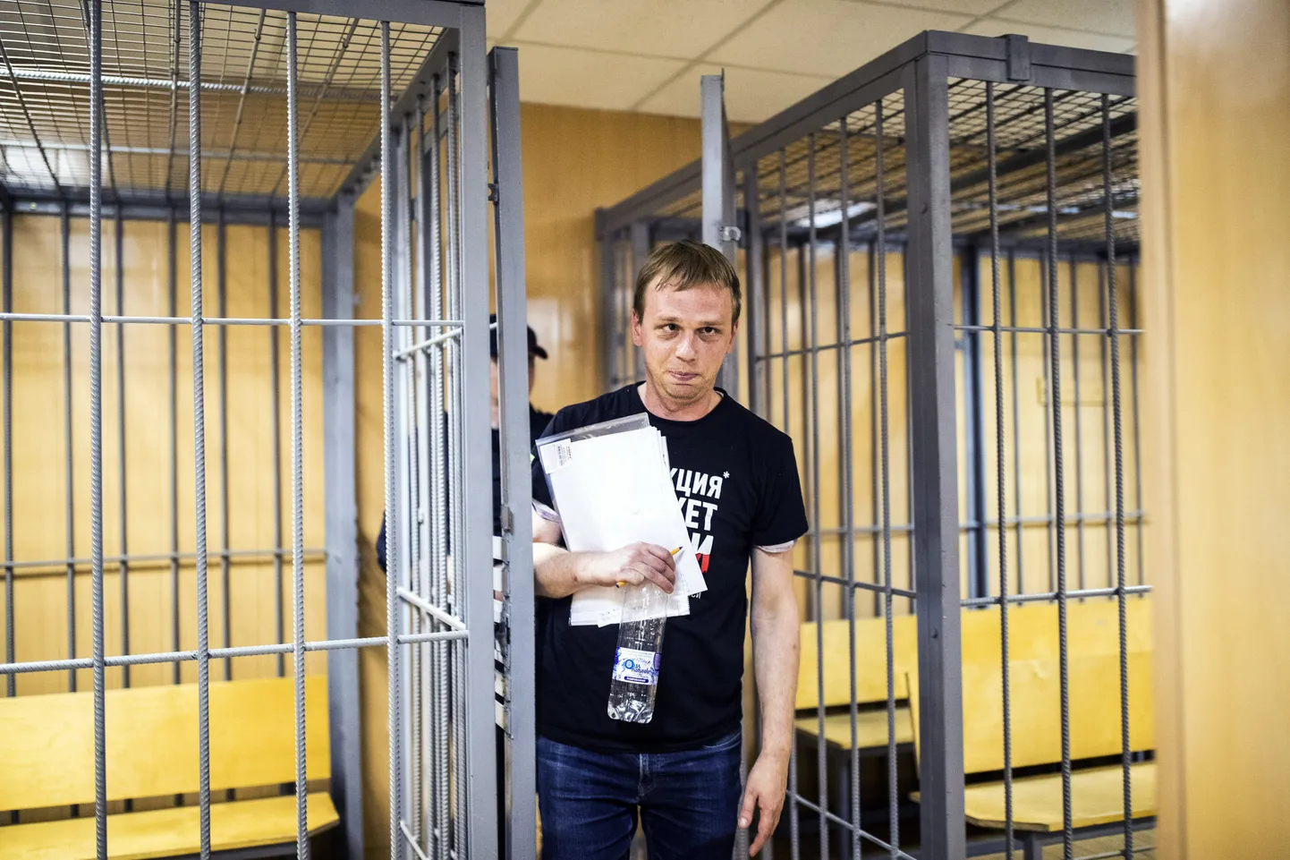 Krievijā aizturētais "Meduza" žurnālists Ivans Golunovs