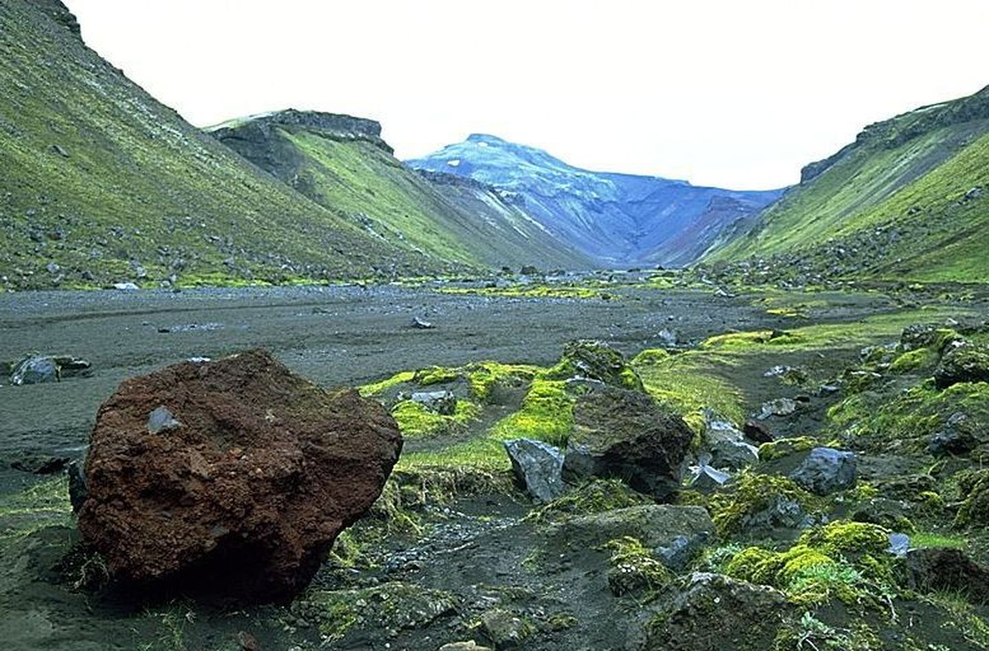 Islandi Eldgja vulkaaniline kanjon