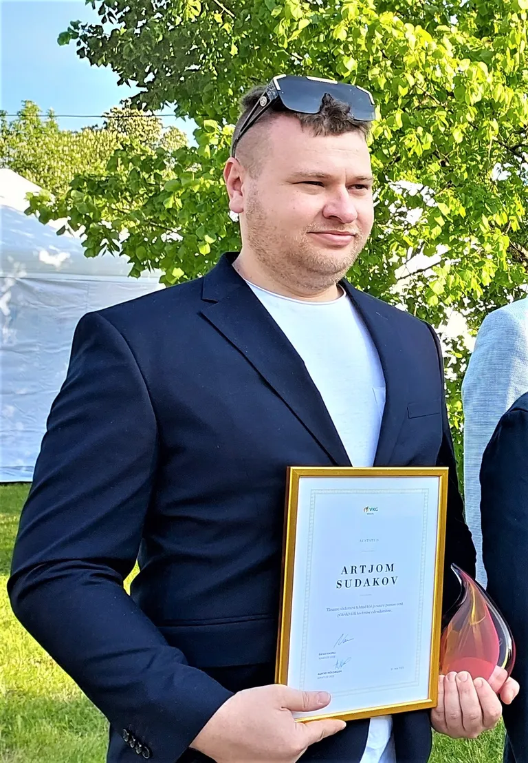 Üks tänavustest aukeemiku tiitli laureaatidest Artjom Sudakov.