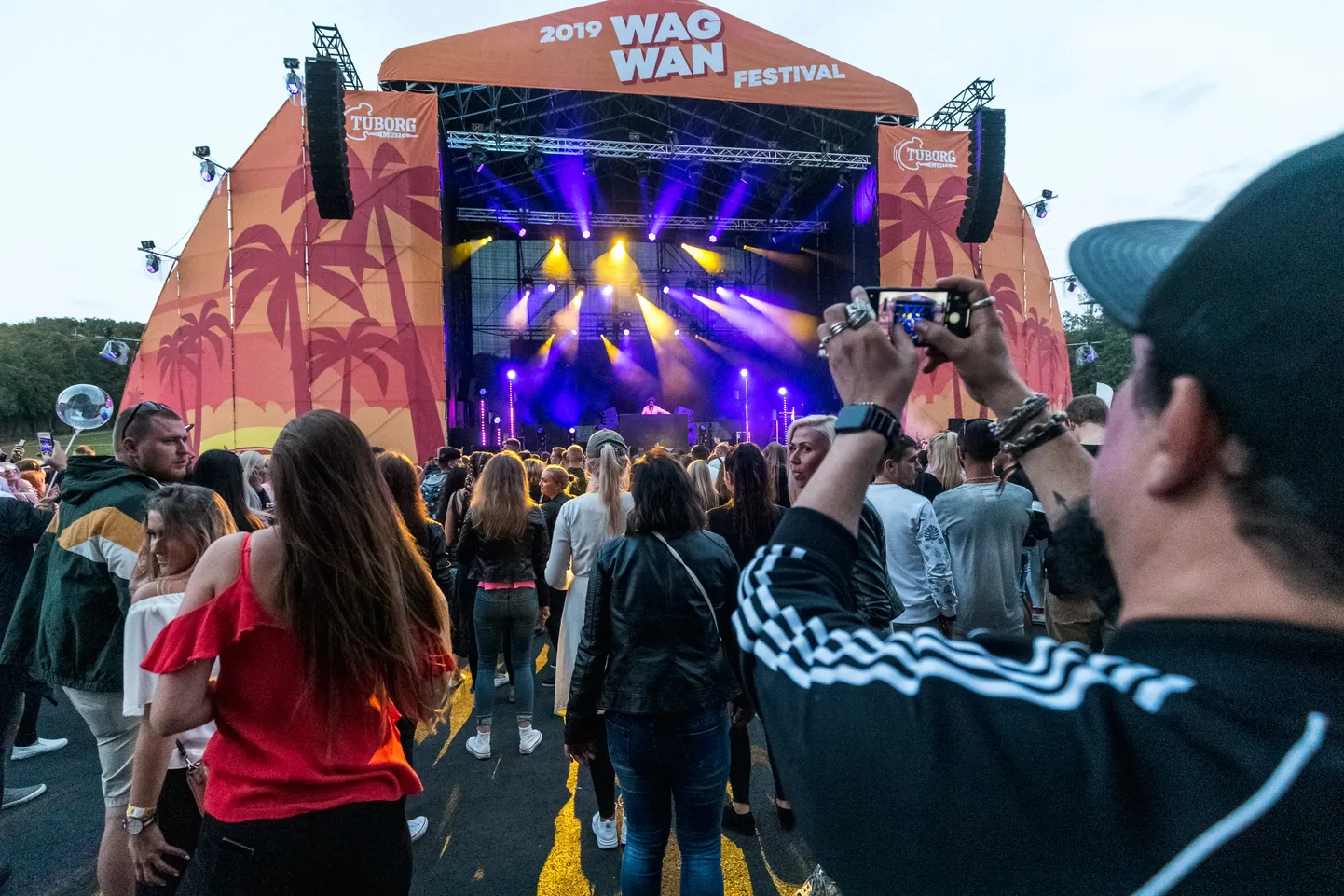 Suvel toimunud hiphopfestival lauluväljakul.