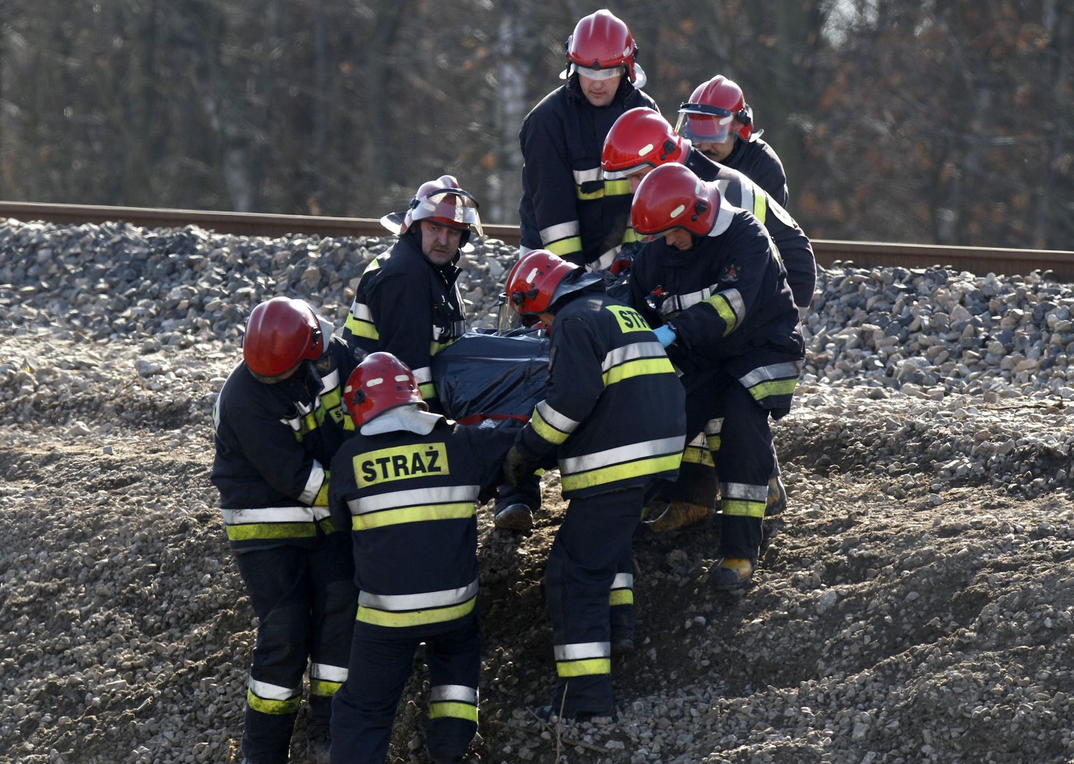 Rongiõnnetus Poolas. Foto on illustratiivne.