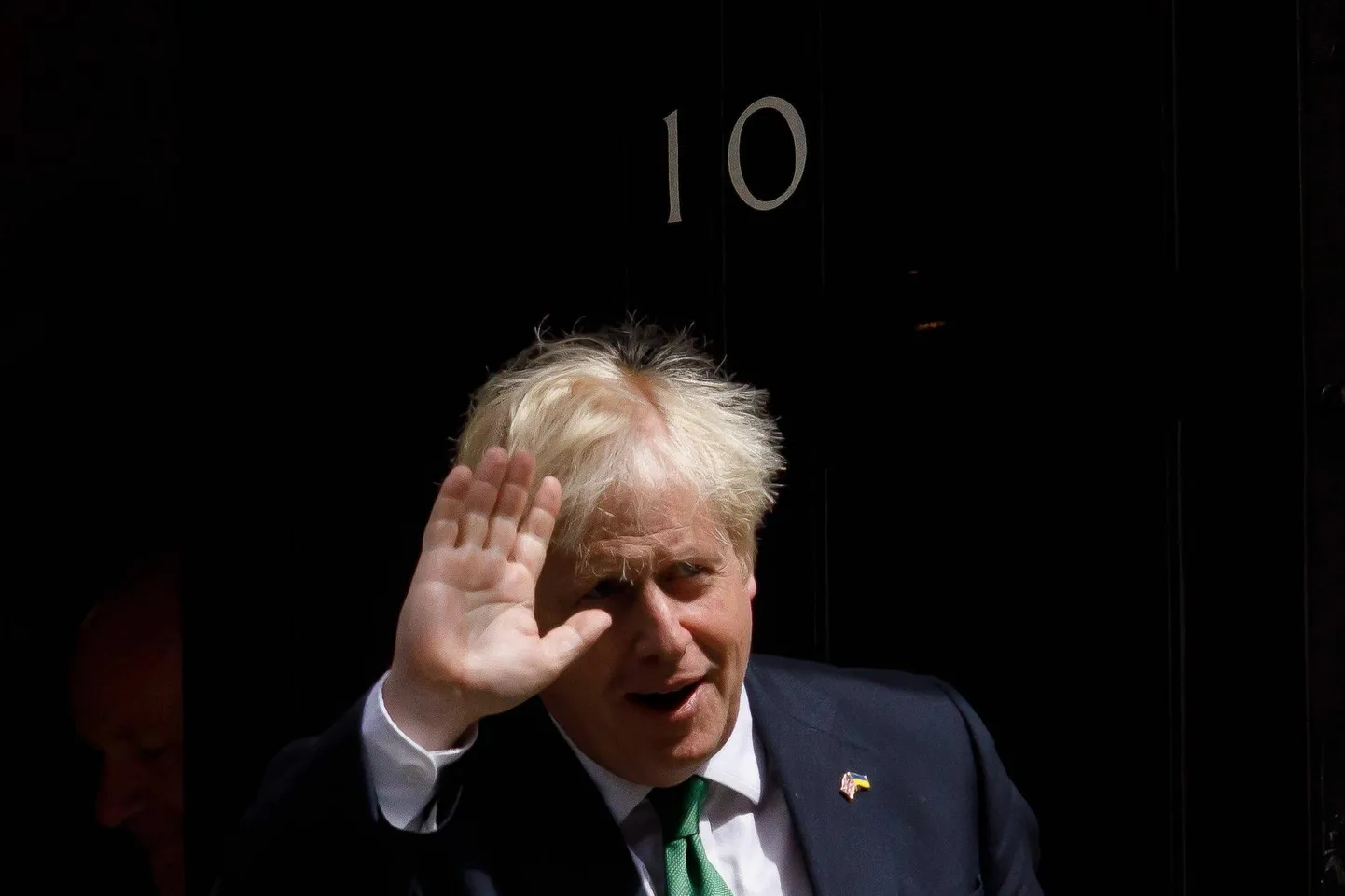 Briti peaminister Boris Johnson Londonis valitsusjuhi residentsi Downing Streeet 10 ees.