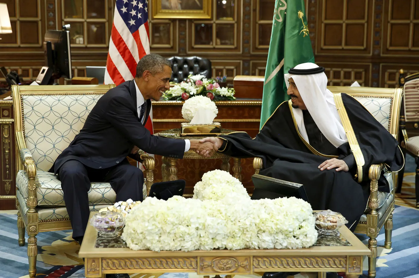 President Barack Obama ja kuningas Salman