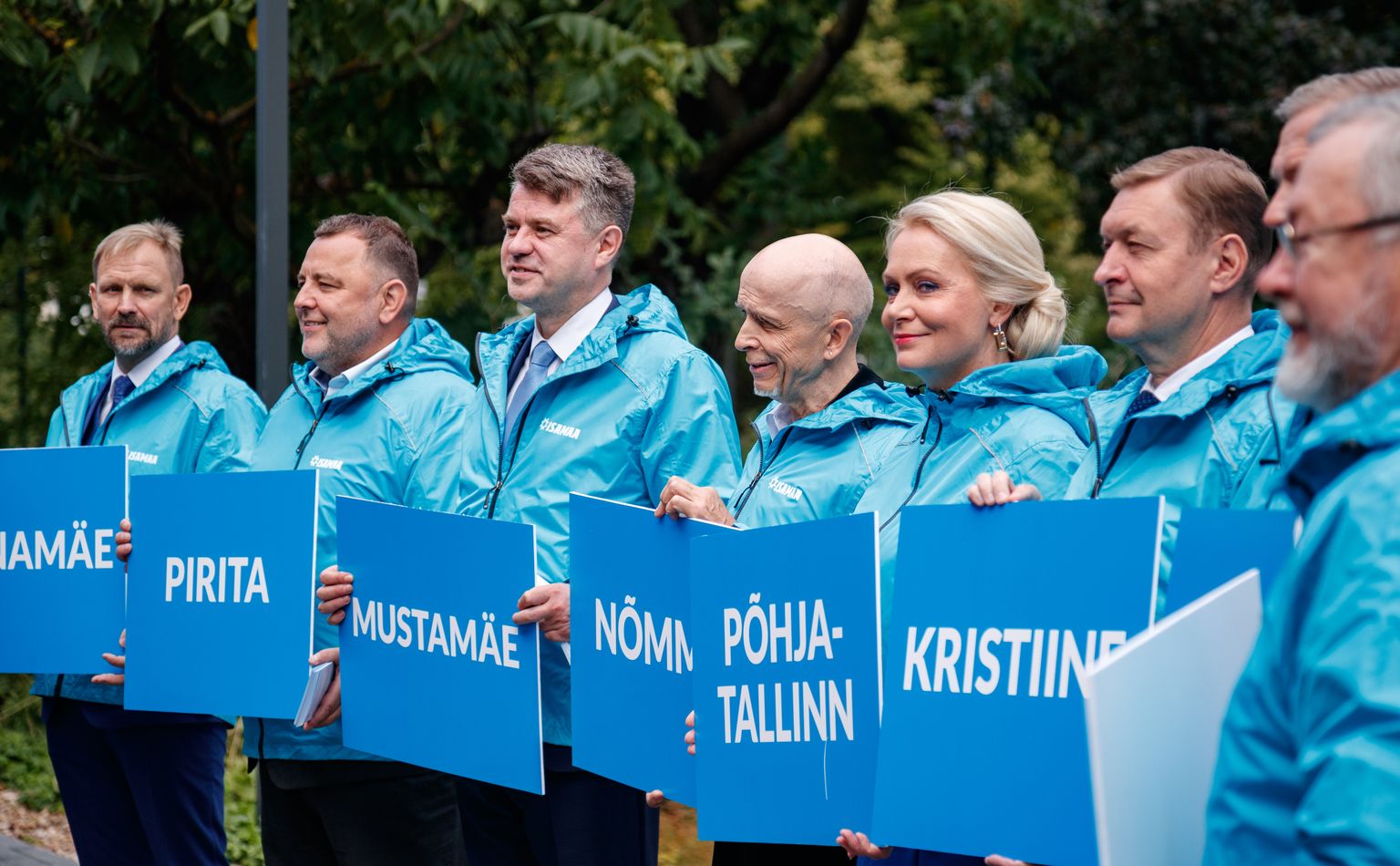 Isamaa tutvustas KOV valimiste esinumbreid Tallinnas.