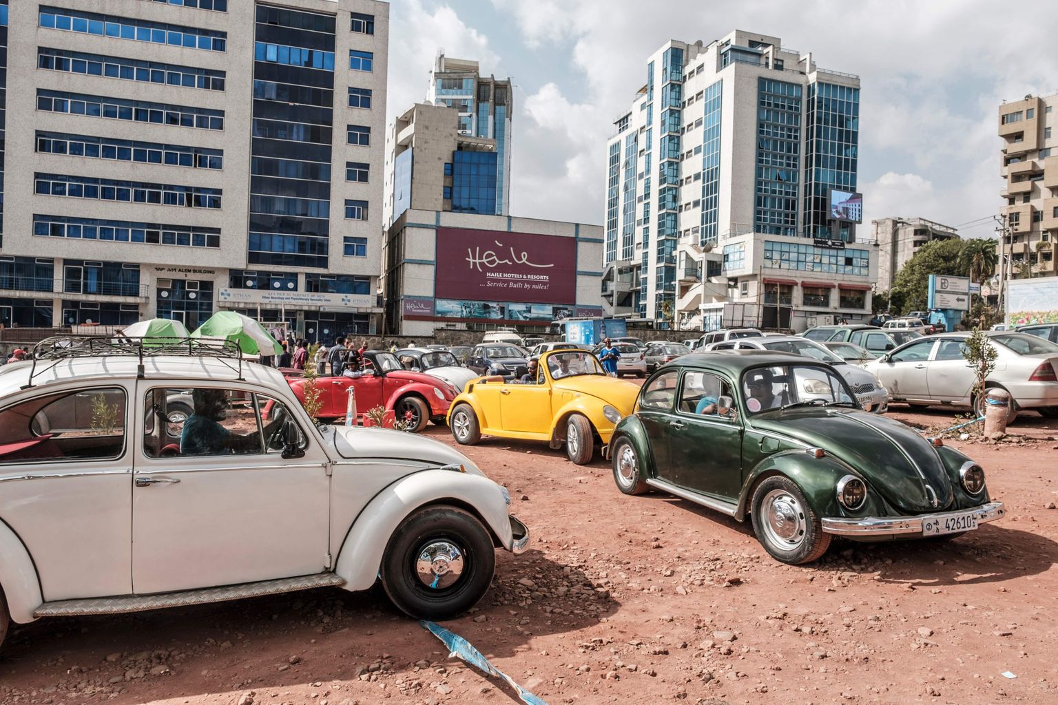 Klasisko Volkswagen automobiļu fanu saiets Etiopijā