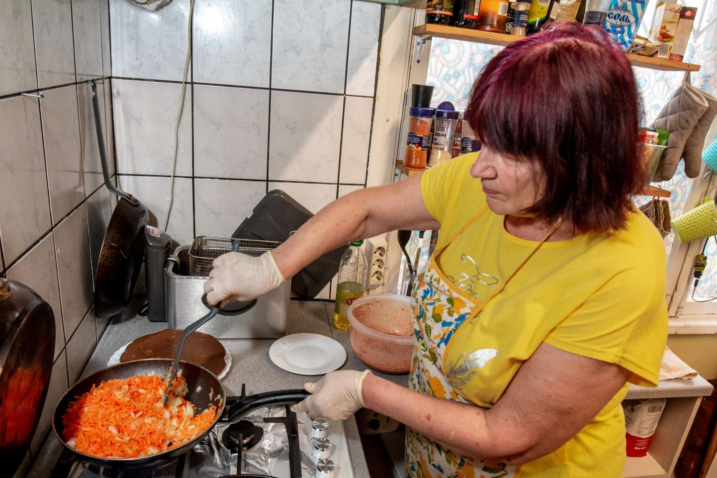 Zinaida Sopko on ametilt kangur, kuid sõjapõgenikuna leiab ta  rakendust kokkamisel, mis talle väga meeldib. 