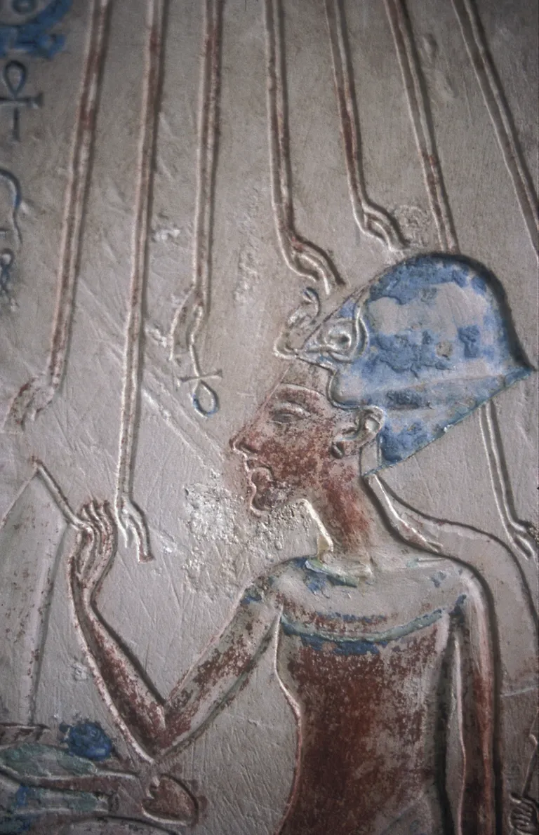 Kuninganna Nofretete Vana-Egiptuse reljeefil
