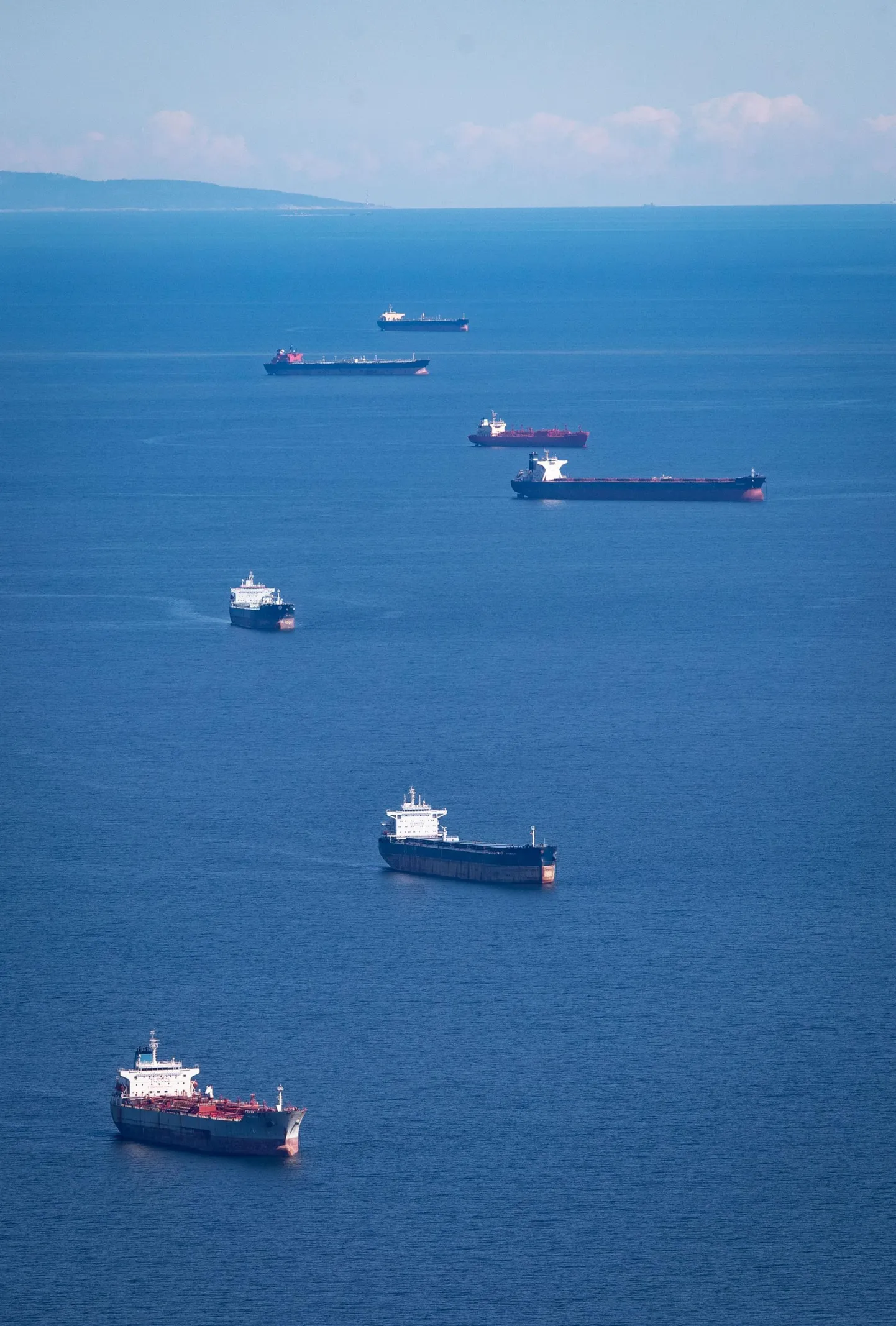 An unofficial anchorage area for tankers and cargo ships waiting to enter Russian ports in the part of the Gulf of Finland that is part of the Estonian economic zone.