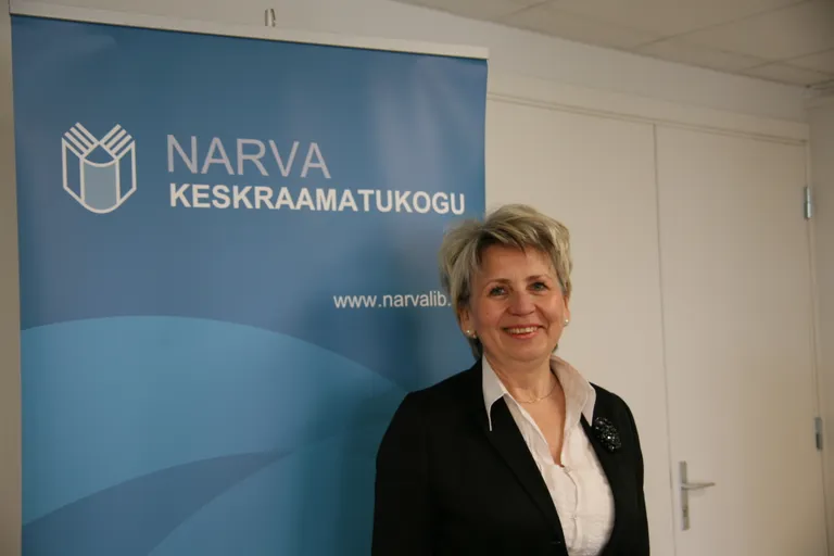 Narva Keskraamatukogu juhataja Maritsa Ort.
