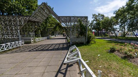 Pärnu kuursaali ette tuleb uus pergola, Rannaparki ootavad põhjalikud uuendused