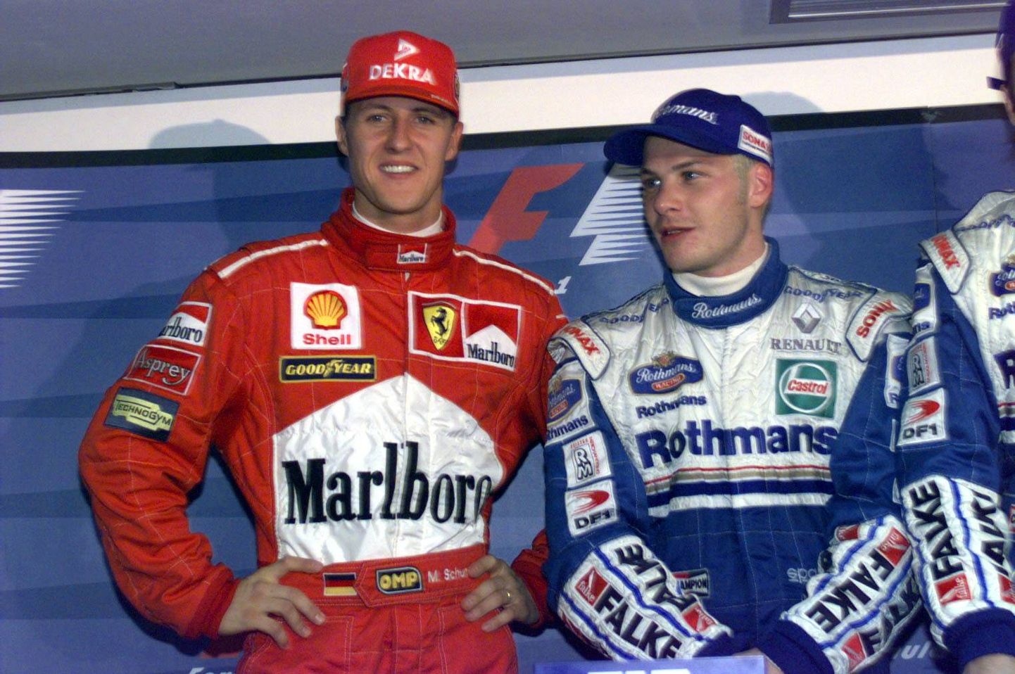 Michael Schumacher ja Jacques Villeneuve