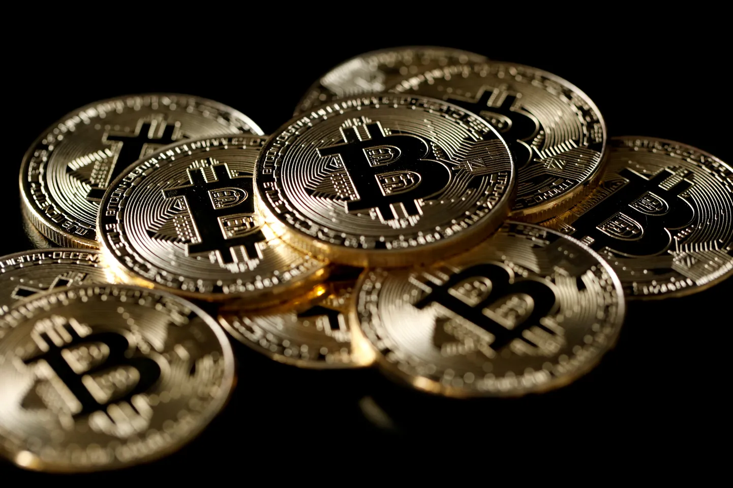 Bitcoini žetoonid.