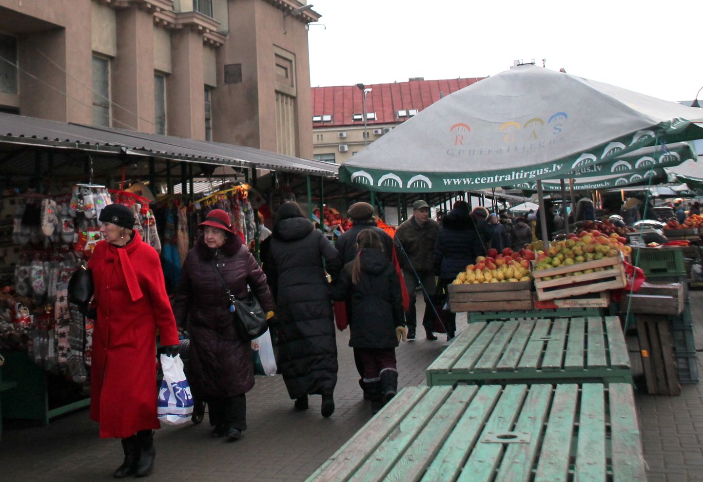Рижский центральный рынок.
