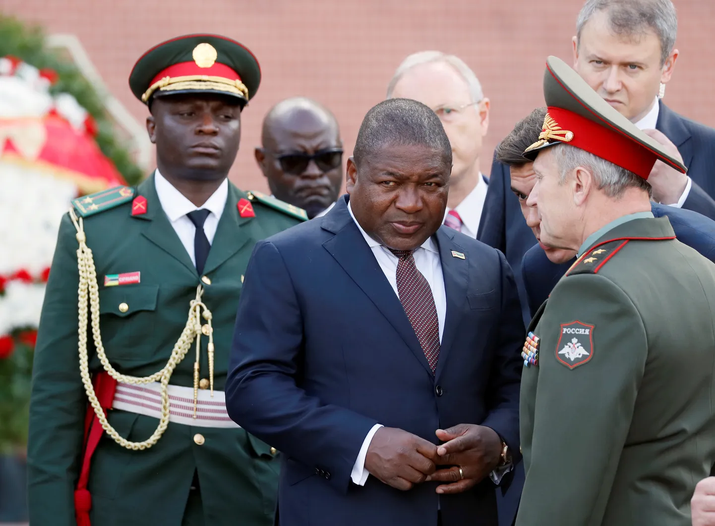 Mosambiigi president Filipe Nyusi Moskvas.