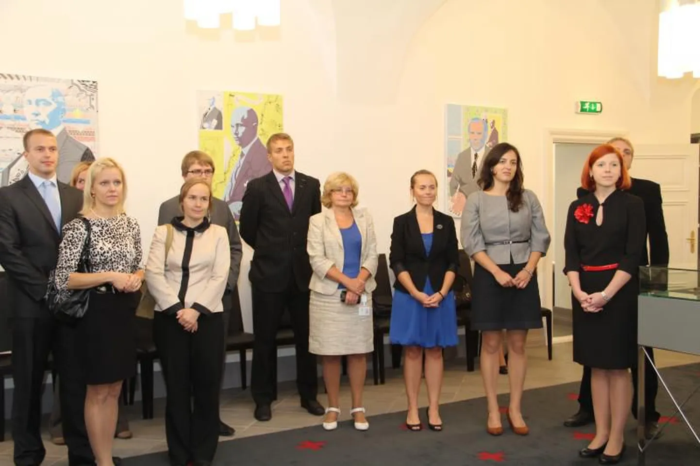 Juhtimistalentide programmis osalejad, Margo Nõukas kõige vasakpoolsem.
