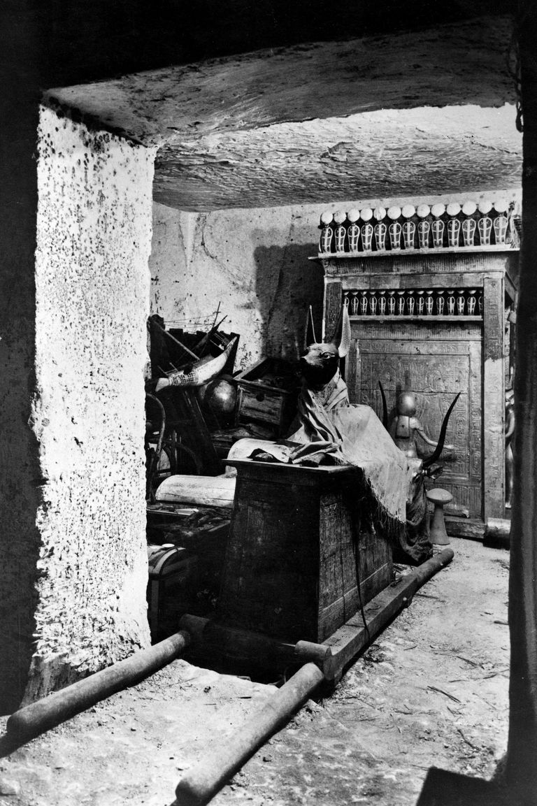Osa Tutanhamoni hauakambris 1922. aastal leitud aaretest