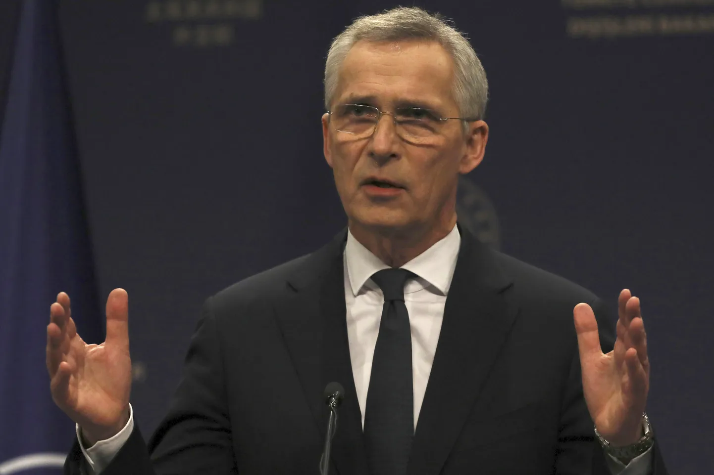 NATO peasekretär Jens Stoltenberg. Pilt on illustreeriv.