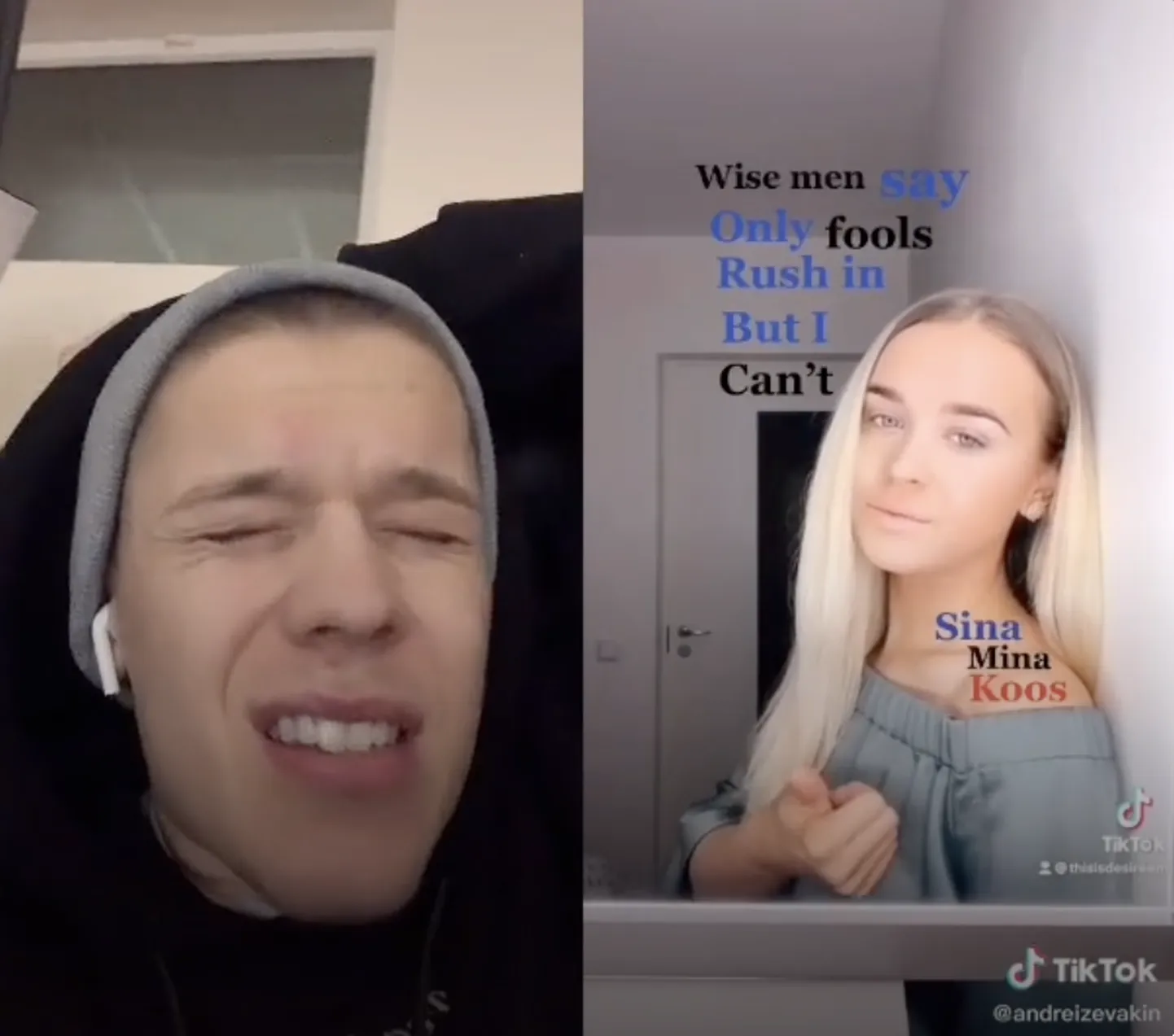 Andrei Zevakin ja Desiree laulmas.