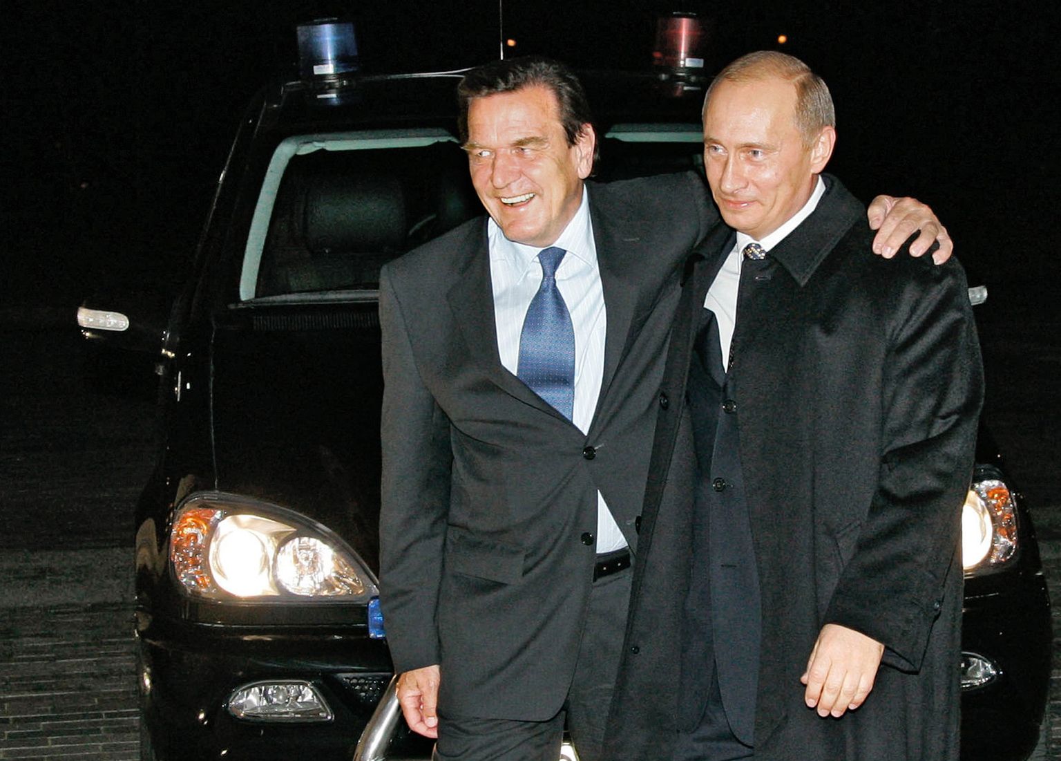 Šrēders un Putins 2005. gadā