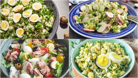 Vistu un paipalu olas salātos: 16 receptes Lieldienu simbola notiesāšanai