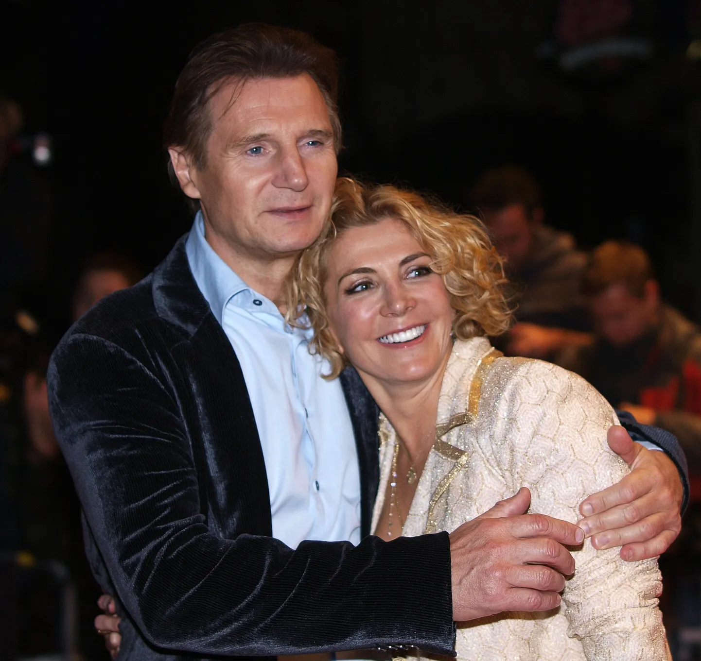 Liam Neeson ja Natasha Richardson oktoobris 2008 filmisündmusel Londonis