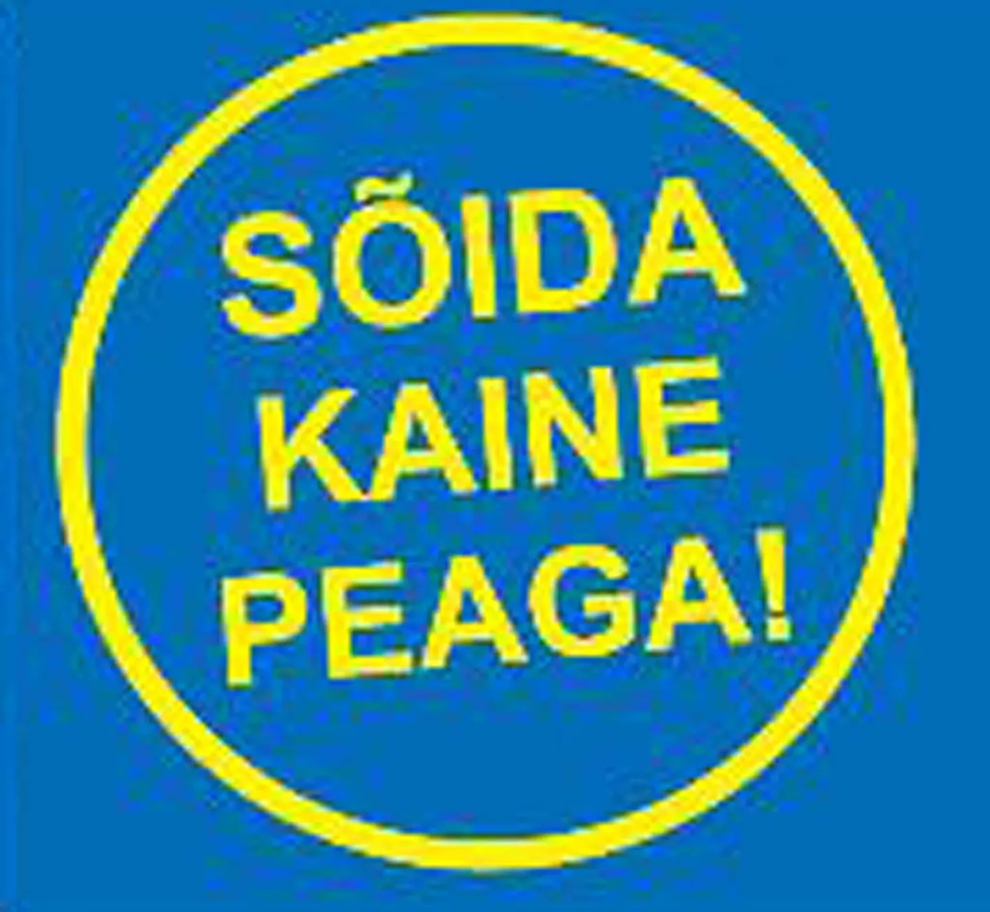 Maanteeameti liiklusohutuskampaania „Sõida kaine peaga!“.