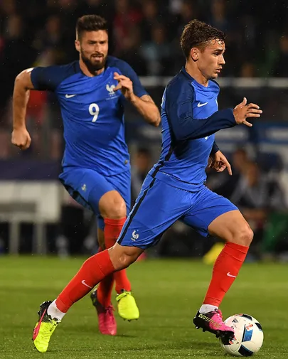 Antoine Griezmann (esiplaanil). Foto: