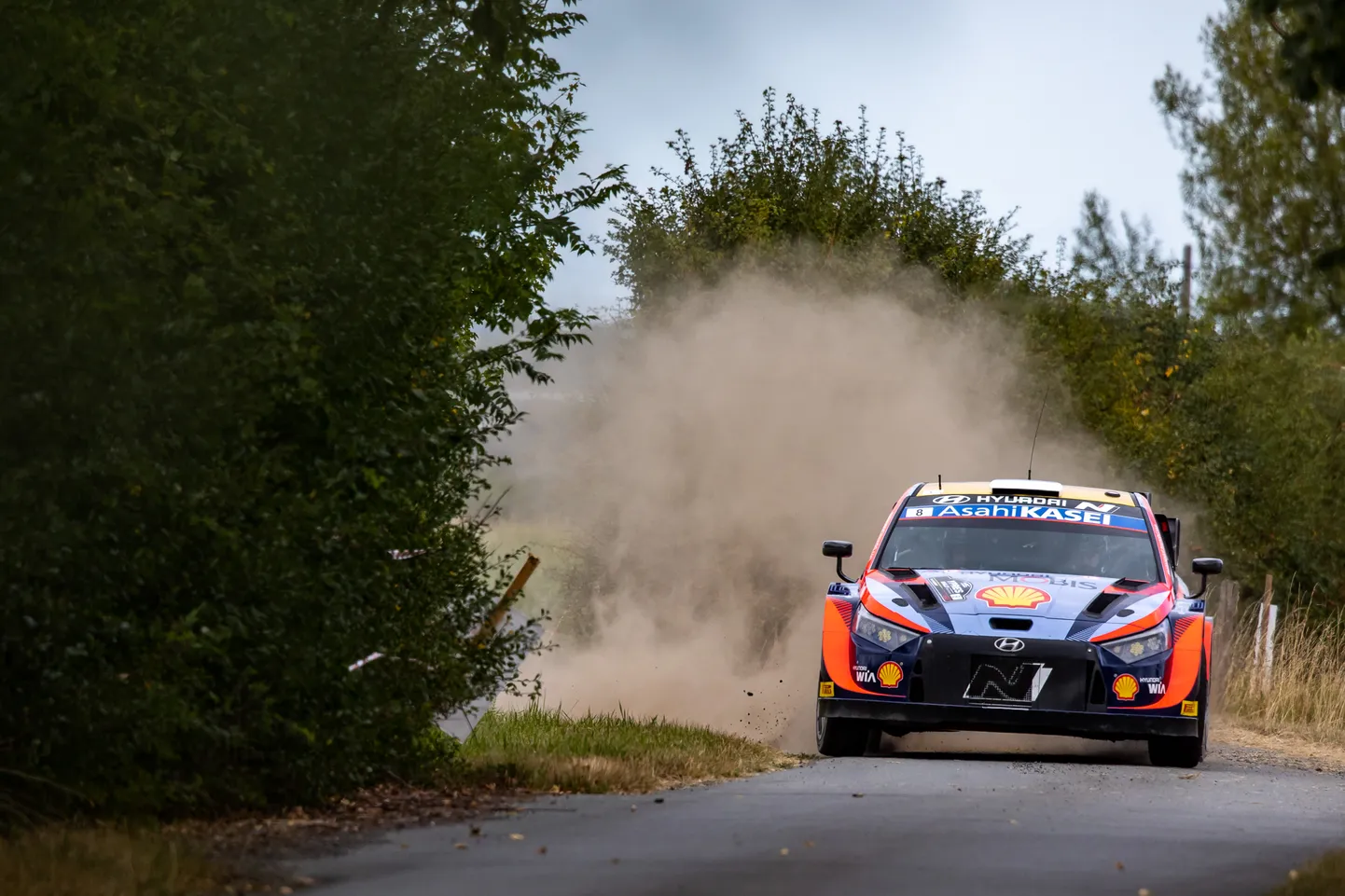 Ott Tänak ja Martin Järveoja Belgia rallil.