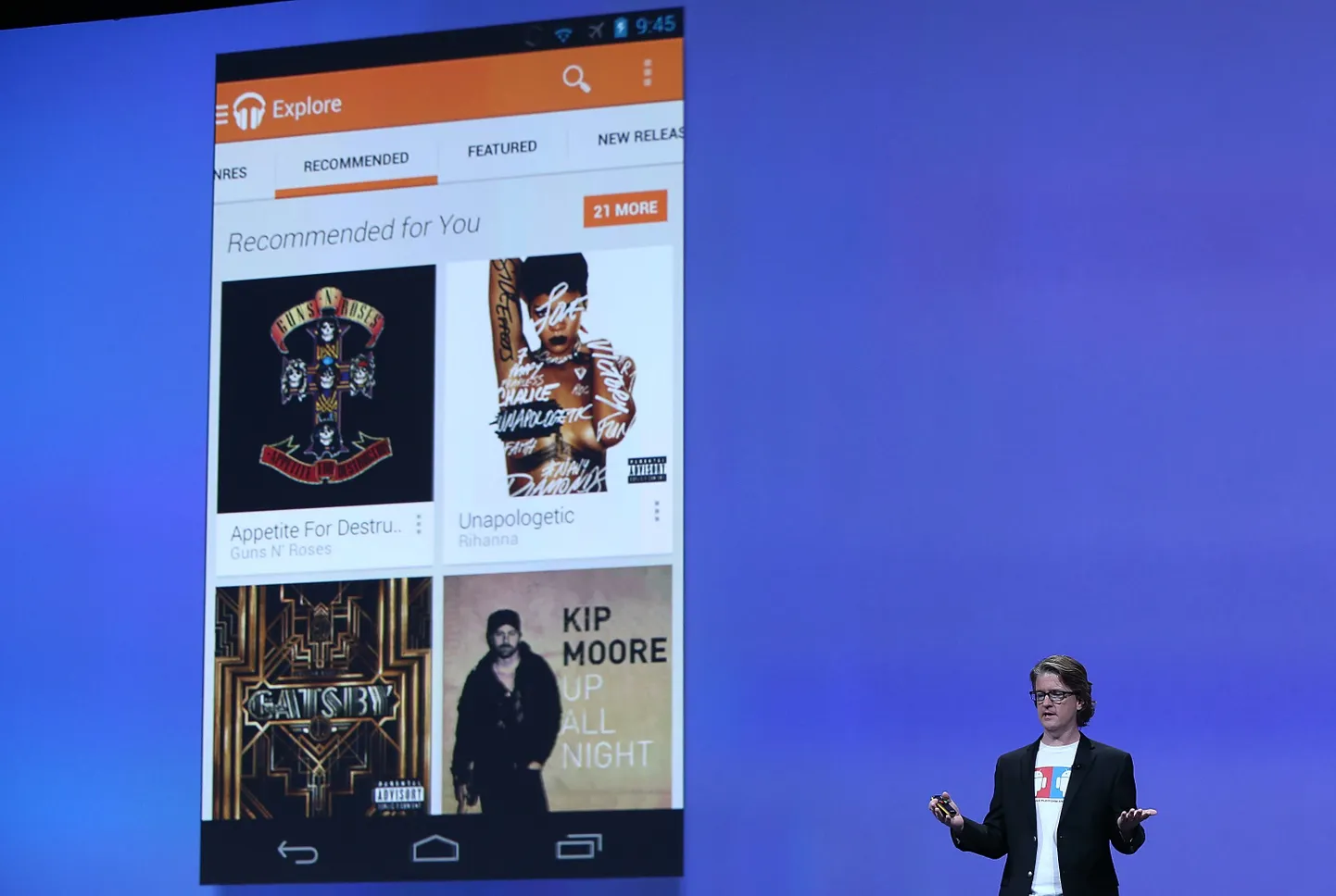 Google Play Music All Accessi esitlus.