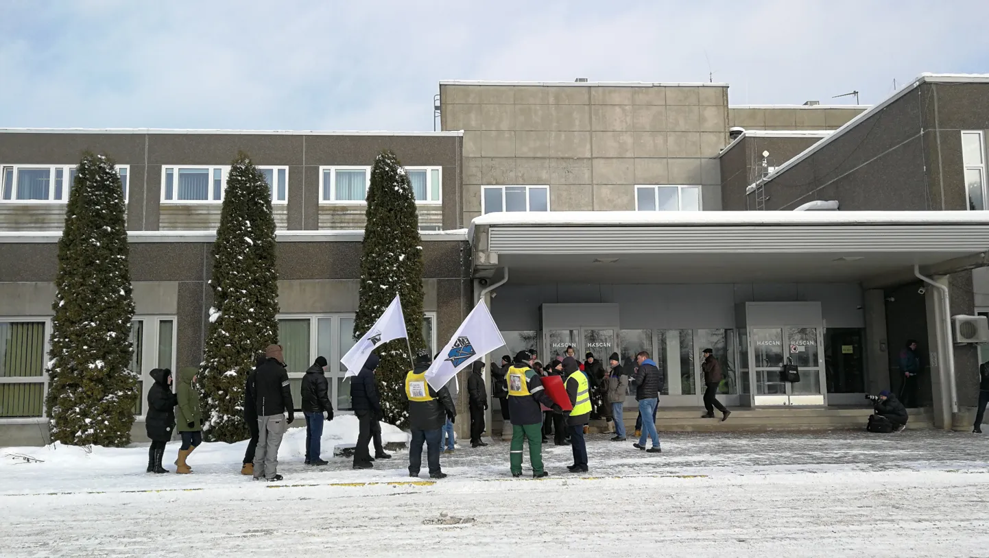 Streik Rakvere lihakombinaadis.