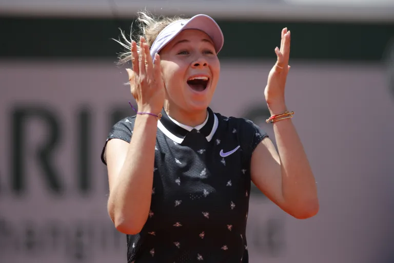 6. juuni 2019. Amanda Anisimova on just alistanud Prantsusmaa lahtiste veerandfinaalis Simona Halepi.