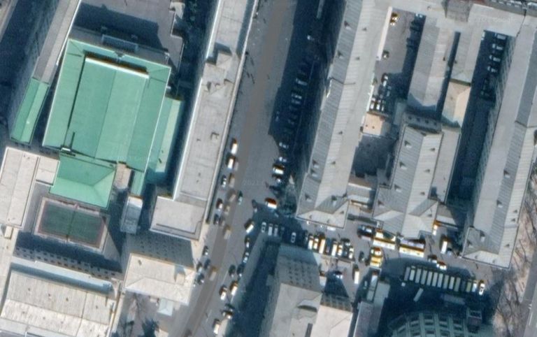 Google Earthi pilt Pyongyangist